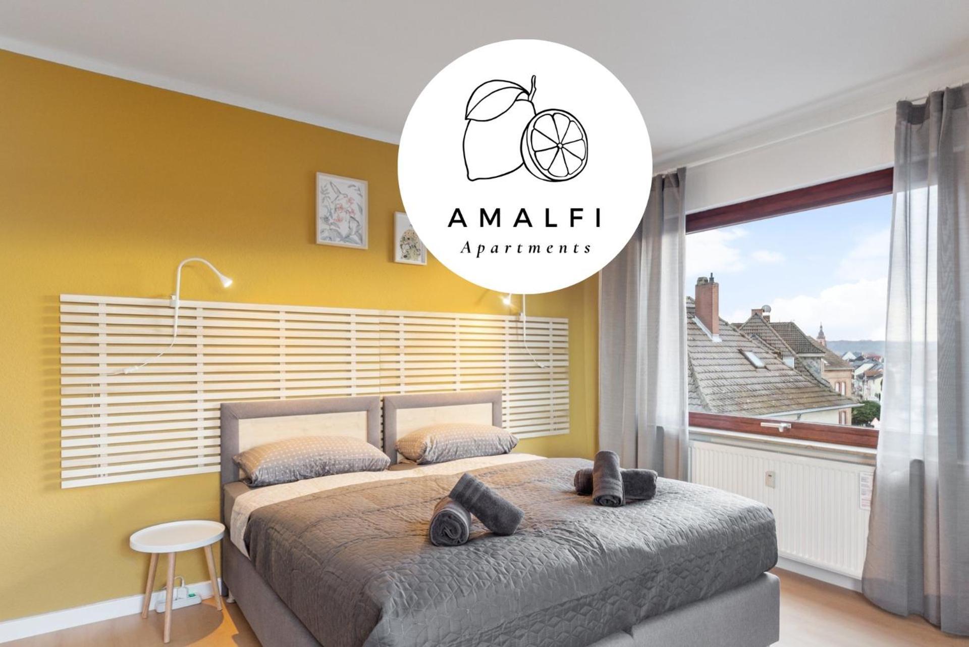Amalfi Apartment A03 - 3 Zi.+ Bequeme Boxspringbetten + Smart Tv Eltville am Rhein Exterior foto