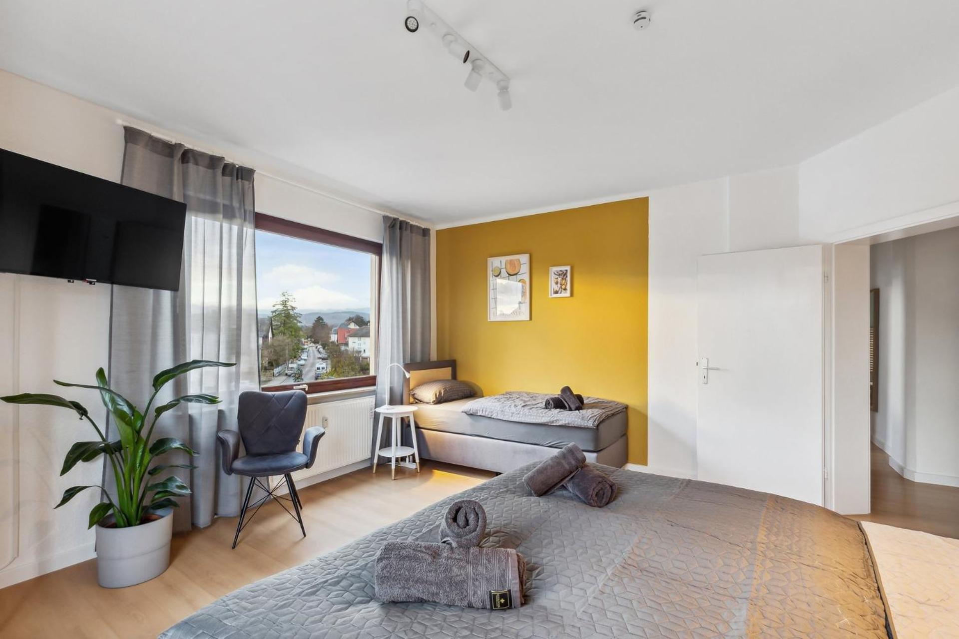 Amalfi Apartment A03 - 3 Zi.+ Bequeme Boxspringbetten + Smart Tv Eltville am Rhein Exterior foto