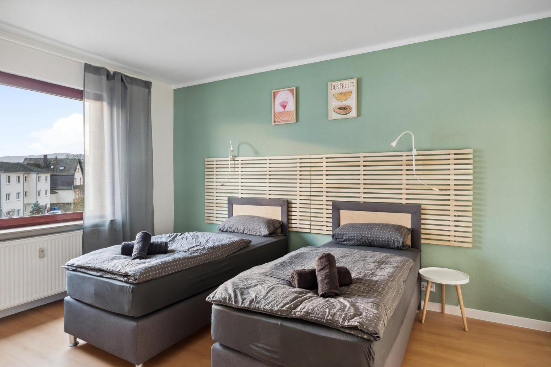 Amalfi Apartment A03 - 3 Zi.+ Bequeme Boxspringbetten + Smart Tv Eltville am Rhein Exterior foto